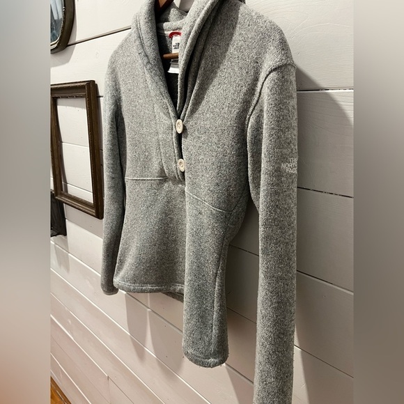 North Face Sweater Womens  Long Sleeve Pullover Shirt Shawl  SIZE XS - Picture 7 of 9